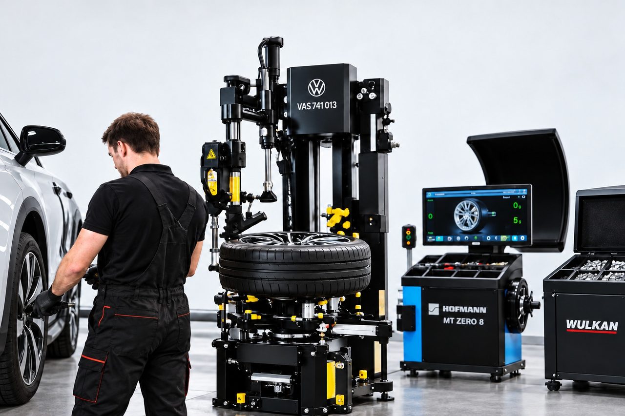 Illustrative photo of a tyre service Illustrative photo of a tyre service